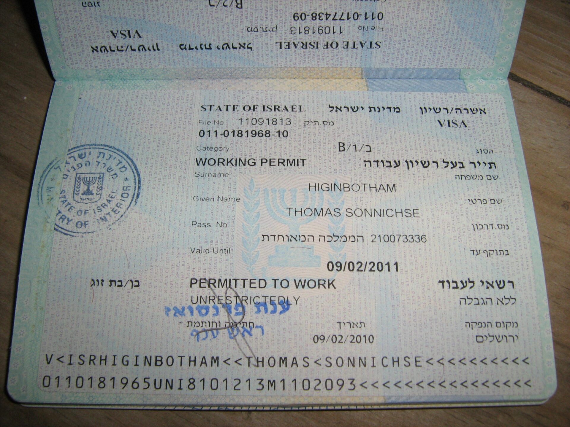 England Work Visa