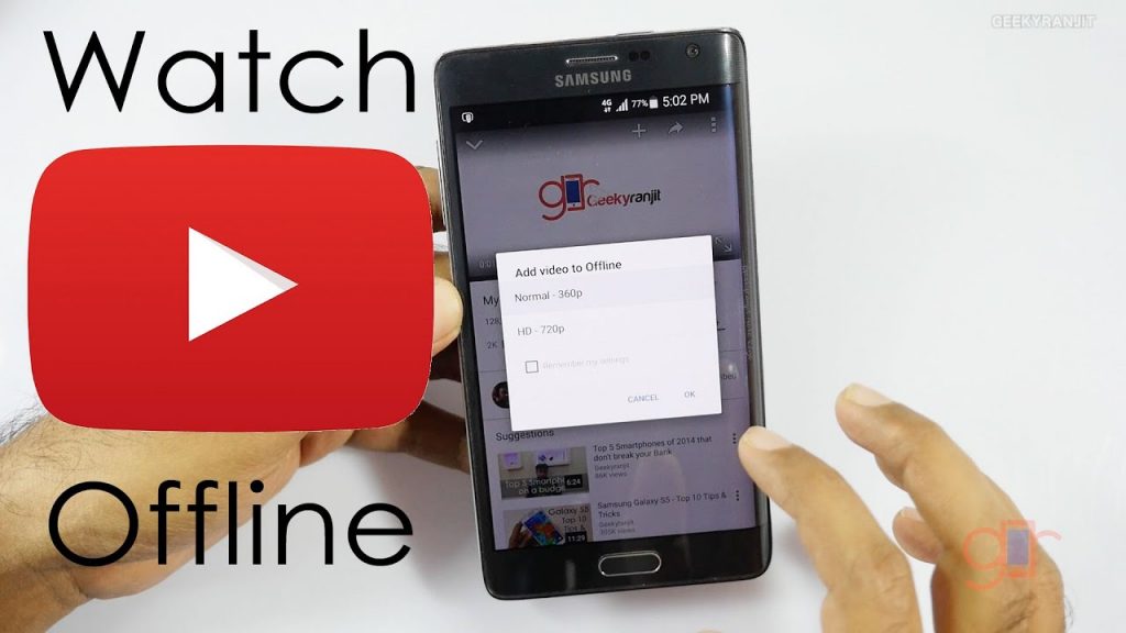 how to watch videos offline