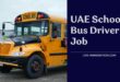 School Bus Driver Job in UAE Dubai